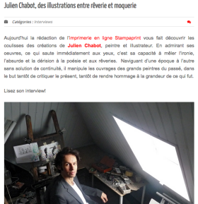Julien Chabot - interview par Andrea Alessandrini